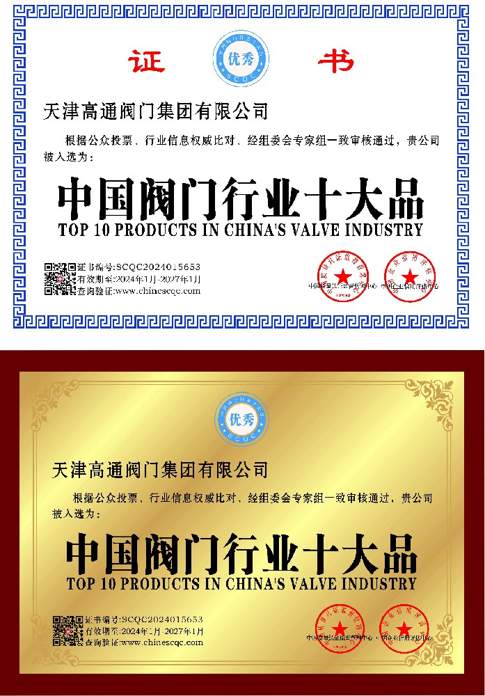 中國閥門行業(yè)十大品